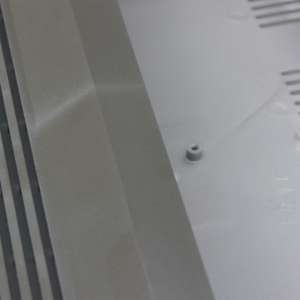 C64c case, SX-64 style Oberschale Bindenaht