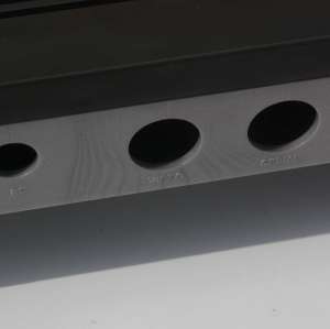 C64c case, SX-64 style Detail Rückseite