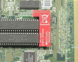 RTC module installed in A1200