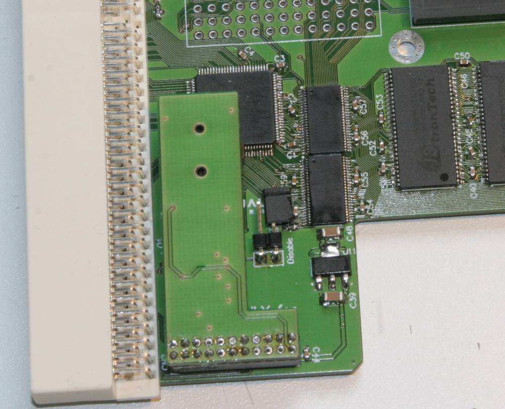 RTC module installed on ACA1220 prototype