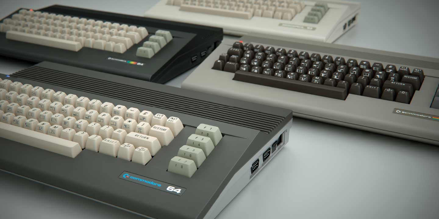 C64 cases rendered